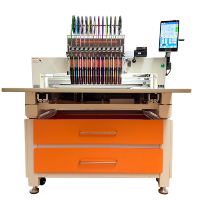 Machine à broder informatisée à tête unique, neuve, avec fonction de pose de paillettes thermocollantes pour usage domestique