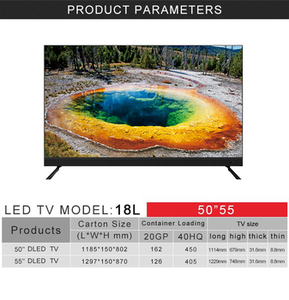 45/<span class=keywords><strong>50</strong></span>/55/65 <span class=keywords><strong>pulgadas</strong></span> 4K UHD Smart LED <span class=keywords><strong>TV</strong></span> pantalla plana Salida de fábrica" - Product Image 6
