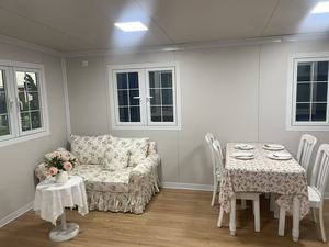 Готовый сборный стальной контейнерный дом-трансформер 40/20 футов для улицы, передвижной магазин, мобильное жилье с современным дизайном - Product Image 6