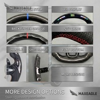 Volant de direction en cuir Alcantara entièrement personnalisé pour Audi RS A4 A5 A6 C7 B8 R8 S3 S4 S5 Q7 A7 S7 TT RS3 RS5 RS6 RS7 B9