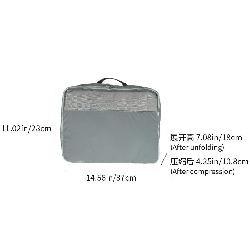 Large Gray Size - Compressible