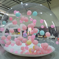 Dôme Gonflable Transparent Igloo de Qualité Supérieure à Prix d'Usine avec Ballons – Maison Bulle Gonflable avec Ballons