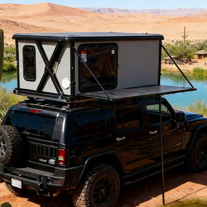 Tente de toit rigide pour voiture, coque entièrement en aluminium, diagonale 4x4, tente de toit en aluminium pour camping, pour SUV et véhicules - Product Image 2