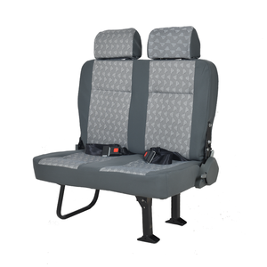 Asiento Doble de PVC Negro Personalizado para Minibús con Cinturón, Asiento Plegable para <span class=keywords><strong>Camper</strong></span> Van, para Mercedes Sprinter, <span class=keywords><strong>Toyota</strong></span> Hiace, Vito - Product Image 4