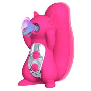 New Sucker Female In-Boby Vibration Suction Rechargeable Squirrel Sex Suction Vibrator For Women