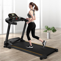 Machine de course multifonction Tapis de course pliable d'occasion domestique Tapis de course électrique motorisé Machine de marche