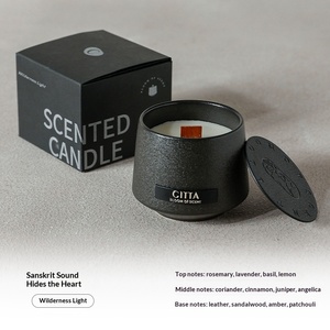 Candela Aromaterapica Avanzata Niche Sense Light Wilderness, Lenitiva, 4-12 Ore, per Uomini e Donne, Regalo per la Vita Quotidiana, Stile Occidentale Muschiato - Product Image 4