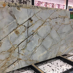 Превосходный выбор, ониксовая голубая мраморная плитка в римском стиле/Шарообразная натуральная плитка, ониксовый синий мрамор для гостиничного проекта - Product Image 6