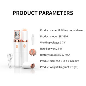 IPX7 Mini <span class=keywords><strong>rasoir</strong></span> électrique portable pour femmes <span class=keywords><strong>meilleur</strong></span> épilateur pour épilation du visage pour les zones sensibles ménage - Product Image 6