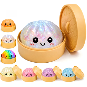 Juguete Antiestrés en Forma de Bollo al Vapor, Material PU, Taba Mochi, Juguete Sensorial para Apretar, Creativo y Divertido, Venta al Por Mayor - Product Image 1