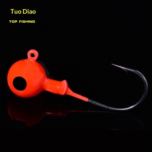 Señuelo de <span class=keywords><strong>pesca</strong></span> con cabeza esférica de plomo Tuo Diao Luya, señuelo blando con peso y cola rizada, accesorios para aparejos de <span class=keywords><strong>pesca</strong></span> con lombriz blanda. - Product Image 5