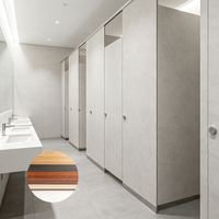 Système de cloisons de toilettes en PVC expansé Sintra solide anti-corrosion pour cabines de toilettes et sanitaires