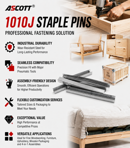 <span class=keywords><strong>Agrafes</strong></span> de qualité supérieure série 1010J 20GA, <span class=keywords><strong>agrafes</strong></span> industrielles plaquées zinc, <span class=keywords><strong>agrafes</strong></span> en fer à tête plate à tige lisse de 11 mm - Product Image 2