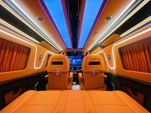 Vendite calde <span class=keywords><strong>Toyota</strong></span> Hiace Kit di Upgrade interni di lusso Design modificato seggiolini auto accessori per auto soffitto divisorio tende per furgone - Product Image 3