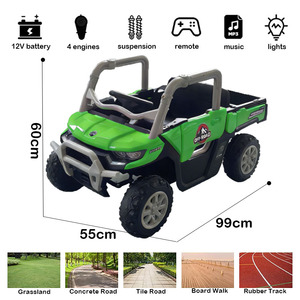 Voiture électrique 24V 4x4 officielle pour enfants, grande taille, avec télécommande parentale, <span class=keywords><strong>benne</strong></span> basculante électrique, certifiée EN71 - Product Image 2