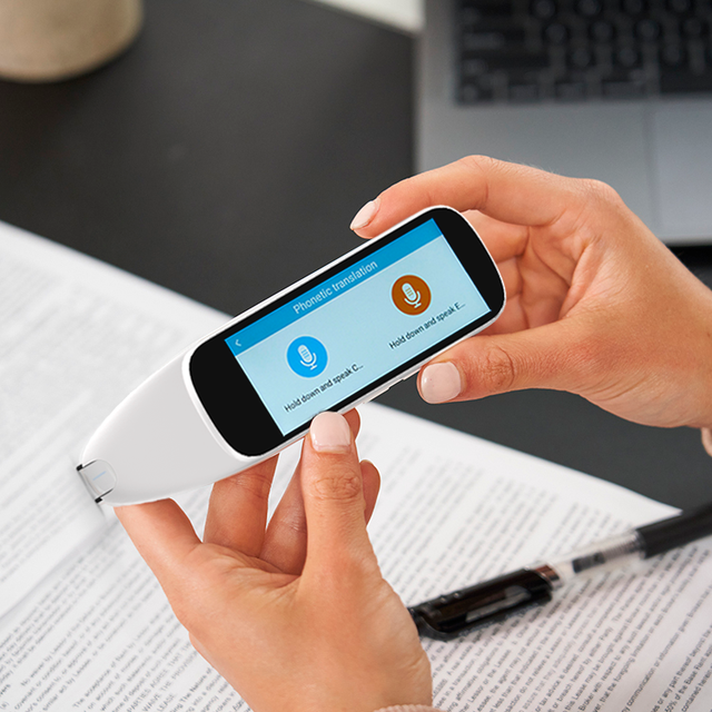 Instantly Scan & Translate Any Book with OCR Wi-Fi BT Multi-Language Support-Translation Pen with 3.51" Screen