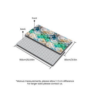 ผ้าขนหนูชายหาดฤดูร้อน แฟชั่นฮาวาย ทะเล แห้งเร็ว ไม่ติดทราย เป็นมิตรกับสิ่งแวดล้อม พิมพ์ลายได้ตามต้องการ ผ้าขนหนูอาบน้ำ/ว่ายน้ำแบบวาฟเฟิลขนาดใหญ่ - Product Image 5