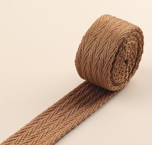 Thick <strong>Plain</strong> Woven Canvas Backpack Luggage Accessory Cotton Fabric Strap for Schoolbag Premium Cotton <strong>Webbing</strong> - Product Image 5