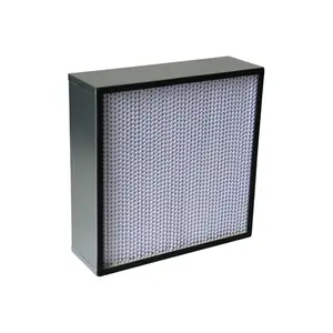 HVAC Filters Customized Deep-pleat High Efficiency Filter High Temperature Resistant Plate Frame HEPA Air Filter