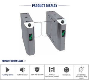 Tourniquets à barrière coulissante d'usine, personnalisation du logo, contrôle d'accès, tourniquet à clapet coulissant - Product Image 4