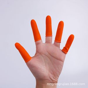 Latex Finger <b>Cots</b> Textured Anti-Slip For Welding Industry 100 Pieces Pack Disposable Finger Protection - Product Image 3