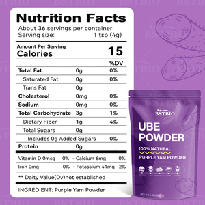 مسحوق يام أرجواني عضوي طبيعي 100% من BSTBIO، صالح للأكل، تصنيع حسب الطلب - Product Image 4