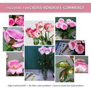 Papier de transfert d'eau <span class=keywords><strong>pour</strong></span> fleurs par paquet, nouveau produit, <span class=keywords><strong>100</strong></span> feuilles, accepte le logo personnalisé - Product Image 3