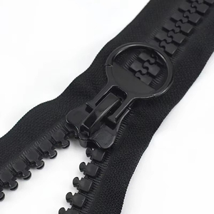 <span class=keywords><strong>Fermeture</strong></span> <span class=keywords><strong>éclair</strong></span> en résine plastique à dents larges, à extrémité ouverte, robuste, moins chère, avec deux curseurs - Product Image 3