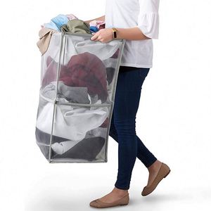 Laundry <b>Hamper</b> Inside <b>Liner</b> with Handles Mesh Laundry Bag for <b>Hamper</b> Removable Replacement <b>Liners</b> Reusable <b>Basket</b> - Product Image 3