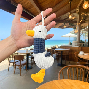 Pendentif décoratif pour sac, porte-clés, figurine de canard en peluche <span class=keywords><strong>mignon</strong></span> et motivant, style célébrité internet, petit cadeau - Product Image 3