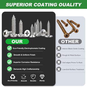 Cross Border Stainless Steel Wood Screws 810pcs Phillips Head Countersunk Self Tapping For Furniture Manufacturing - Product Image 4