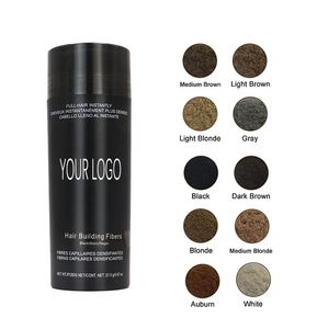 3 Languages Private Label 27.5G <strong>Hair</strong> Loss Treatment <strong>Fibre</strong> Fully Keratin <strong>Hair</strong> Building Fiber <strong>Powder</strong> - Product Image 1