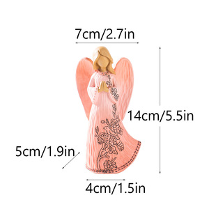 Adornos de resina de estilo europeo, nuevos personajes de Ángel de bendición ecológicos para decoración del hogar, mueble de TV, decorativo de <span class=keywords><strong>hadas</strong></span> de Navidad - Product Image 3