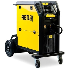 Nueva Soldadora ESAB Rustler MIG MAG MMA 2T 4T con Funciones de Relleno de <span class=keywords><strong>Crater</strong></span>, Retorno de Chispa, Arranque por Arrastre, Antiadherente y Arc Force para Acero Inoxidable Industrial - Product Image 1