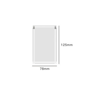 Xách tay hiện đại 3 mét Acrylic hiển thị trường hợp LED ánh sáng có thể gập lại có thể tháo rời đánh bóng bề mặt cho cửa hàng bán lẻ quảng cáo quần áo giá - Product Image 2