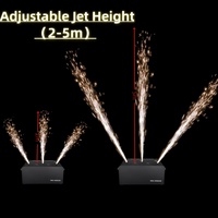 Machine à Étincelles Froides SP 1800W à 3 Têtes, Machine à Feux d'Artifice à Jet pour Télécommande Sans Fil, Mariages Intérieurs et Extérieurs