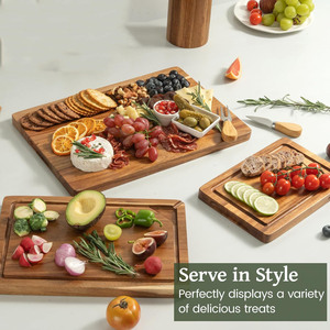 Tablas <span class=keywords><strong>de</strong></span> <span class=keywords><strong>Cortar</strong></span> <span class=keywords><strong>de</strong></span> Madera <span class=keywords><strong>de</strong></span> Acacia para Cocina, Juego <span class=keywords><strong>de</strong></span> 3 Tablas <span class=keywords><strong>de</strong></span> <span class=keywords><strong>Cortar</strong></span> Sostenibles <span class=keywords><strong>con</strong></span> Soporte y <span class=keywords><strong>Compartimentos</strong></span> Integrados - Product Image 5