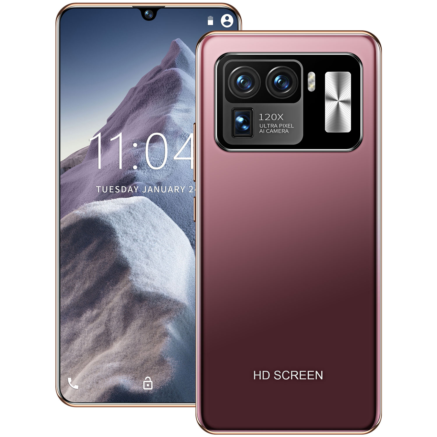 Новый телефон Mi11 u1tra Android смартфон 6,7 дюймов 12 Гб + 512 ГБ глобальная версия 5g, мобильный телефон с функцией 10-ядерный 6800 мА/ч, сотовый телефон