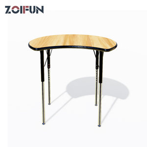 Mesa de Actividades y Colaboración para Estudiantes Universitarios con Altura Ajustable en 3 Niveles - Product Image 3