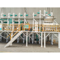 Machines combinées à moudre et à polir le riz 50TPD prix complet de l'ensemble des moulins