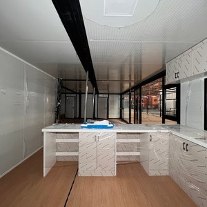 Casa modular resistente a huracanes de tres dormitorios, 40 pies + 20 pies, casa contenedor extensible con techo y terraza de tres lados - Product Image 4