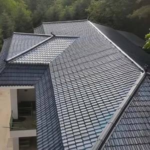 Yüksek kaliteli renkli yapı çatı malzemeleri sentetik reçine Asa <span class=keywords><strong>Pvc</strong></span> çatı kiremitleri - Product Image 3