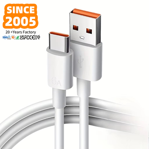 高品質工場直販 スマート急速充電ケーブル 66W 6A <span class=keywords><strong>USB</strong></span> Type-C パソコン、携帯電話、イヤホン対応 - Product Image 1