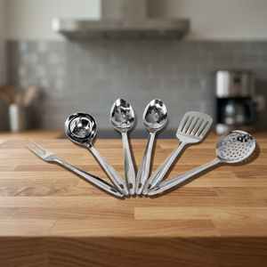 Nouveau meilleur prix grande qualité en acier inoxydable perle ensemble d'outils de cuisine de vendeur et fournisseur indien - Product Image 1