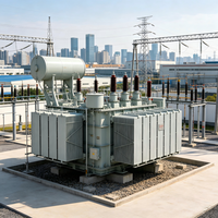 Transformateur de puissance triphasé immergé dans l'huile 12,5 MVA 110 kV S18 compatible 50/60 Hz pour postes de transformation industriels