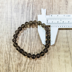 Haute Qualité Naturel Polissage 8mm Cristaux Pierres De Guérison Bracelet Quartz Fumé pour <span class=keywords><strong>Gif</strong></span> - Product Image 5