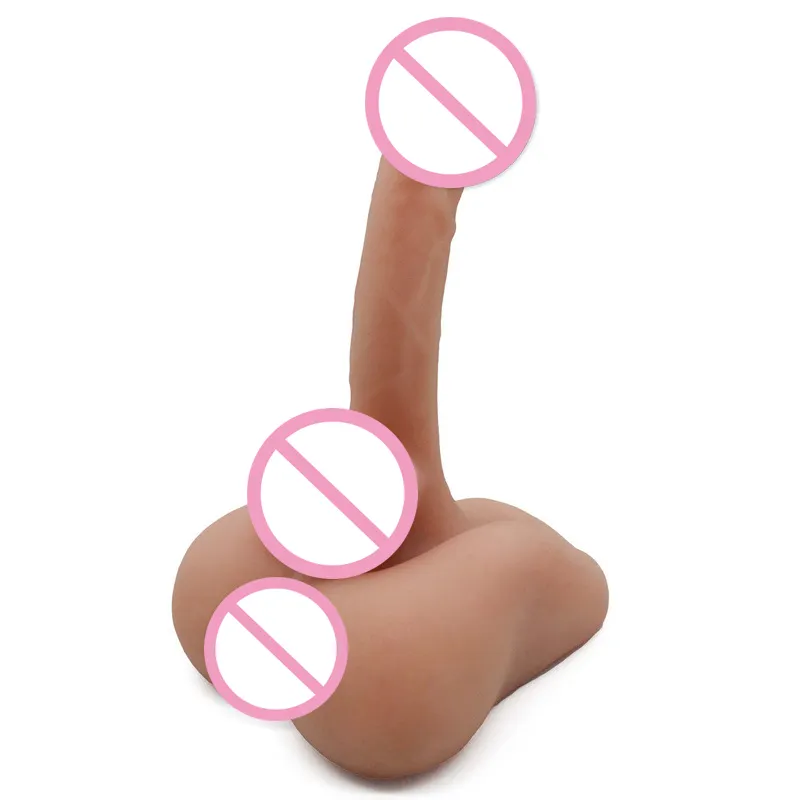 18.5 cm (7.28 inç) seks torso yapay penis sıcak satış ass yapay masturbators seks oyuncak yumuşak malzeme erkek torso yapay penis seks oyuncak