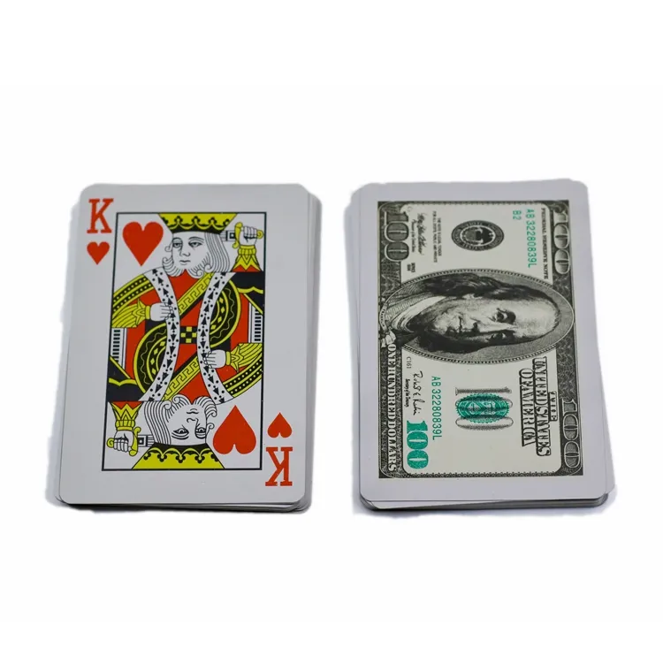 Cartes de jeu personnalisées pour poker, prix d'usine, vente en gros, cartes de visite