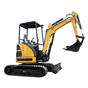 3トン中国CE認証EPAエンジン油圧パイロットキャビン付きクローラーミニショベル、李源油圧、バケット容量0.65m、モーター搭載 - Product Image 1