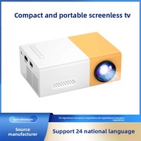 Proyector YG300 de Alta Resolución, Mini Proyector Inteligente Portátil Android, Pantalla de Video, Cine en Casa, Proyector Ligero